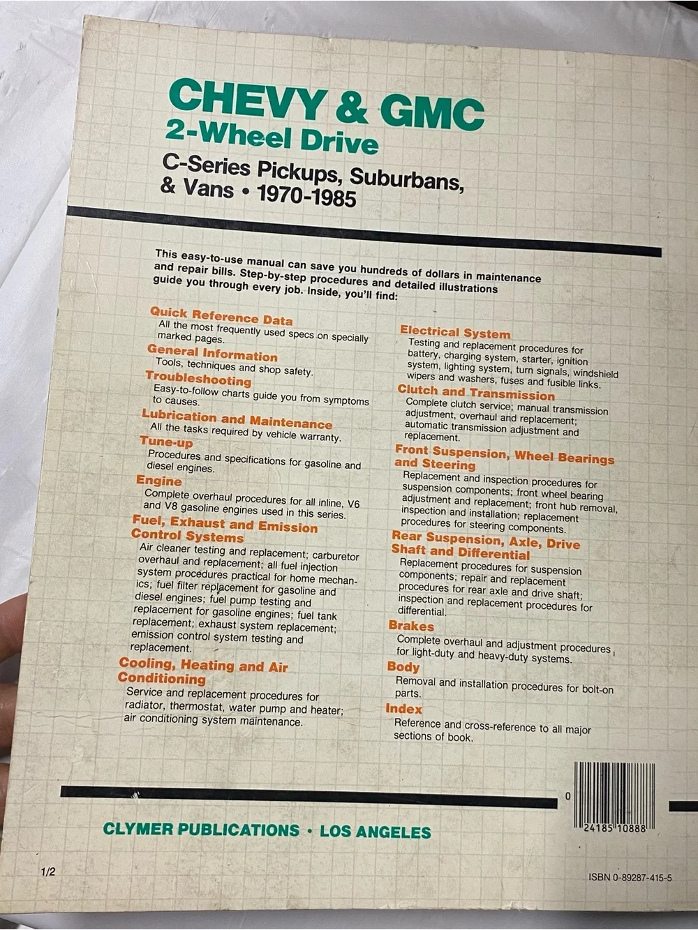 Chevy & GMC Super Shop Manual Distressed